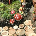 Fairy gardens ornaments buttons