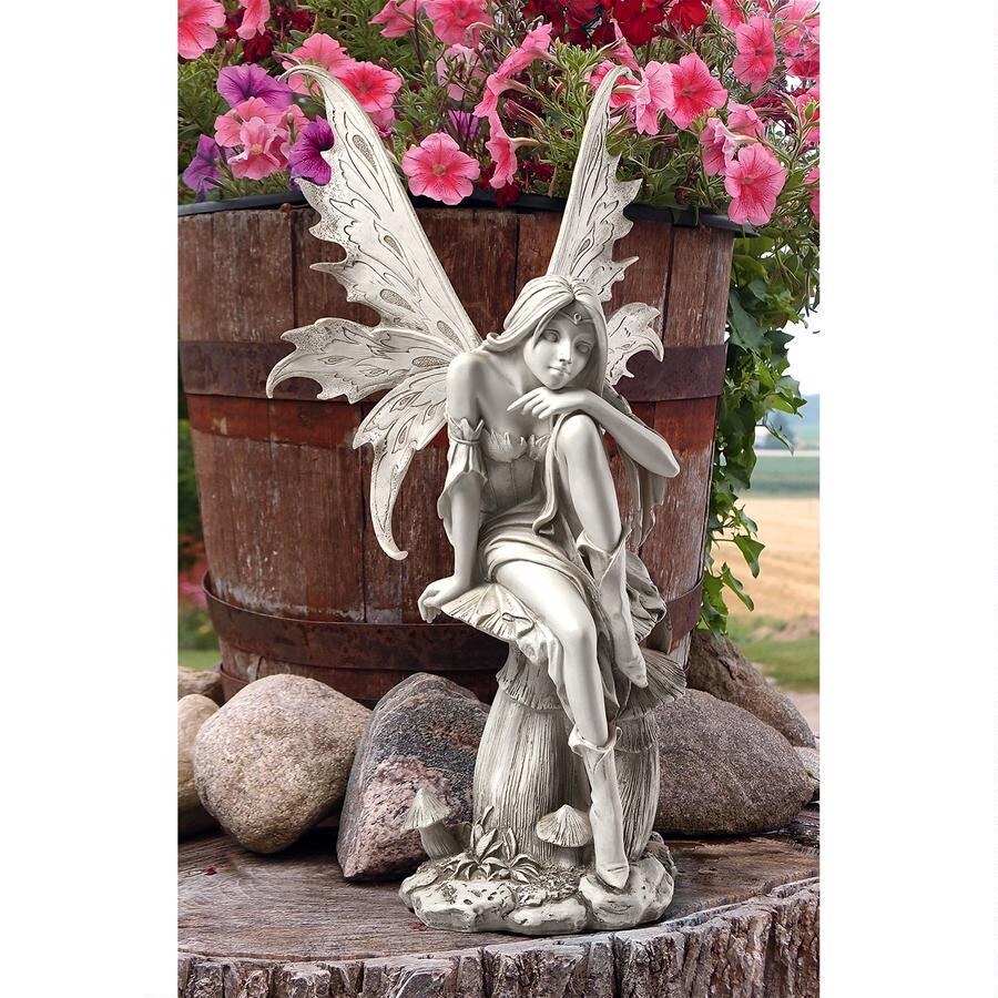 Best Sitting Fairy Garden Statues Fairy of Hopes and Dreams Garden Statue