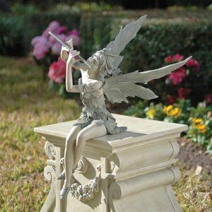 Best Sitting Fairy Garden Statues Fairy of the West Wind Sitting Statue