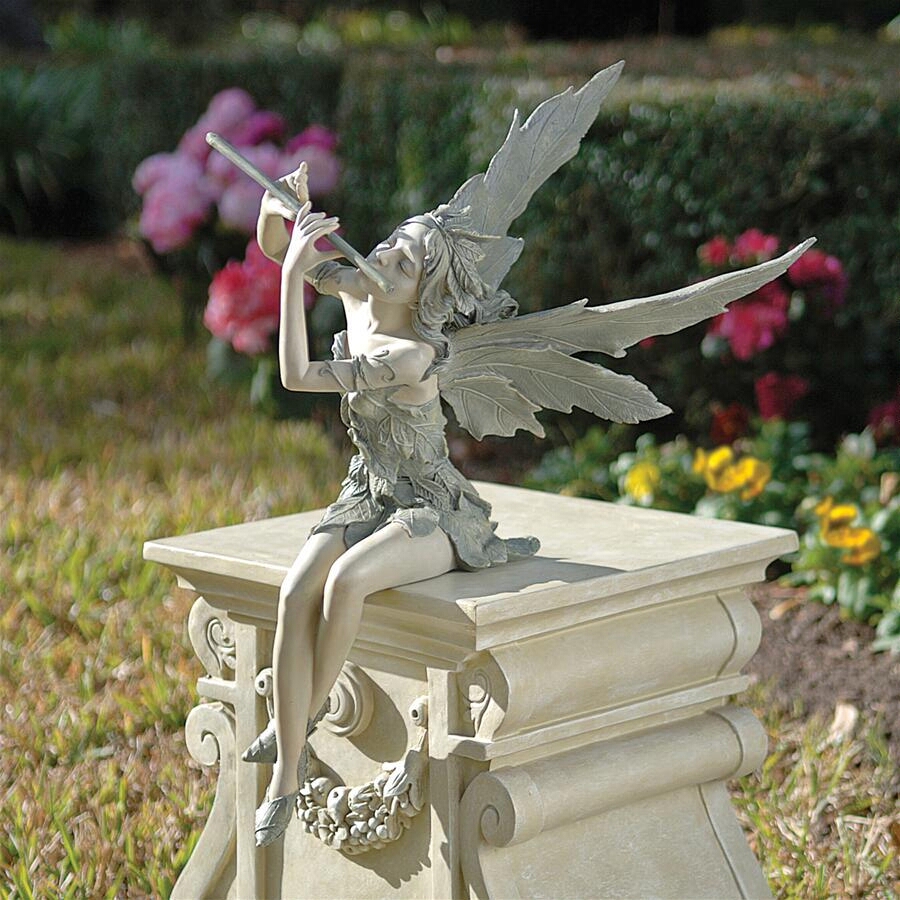 Best Sitting Fairy Garden Statues Fairy of the West Wind Sitting Statue