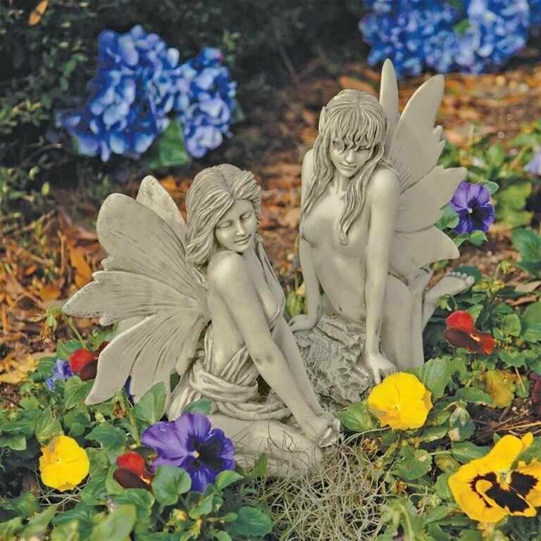 Best Sitting Fairy Garden Statues Fairy Circle Garden