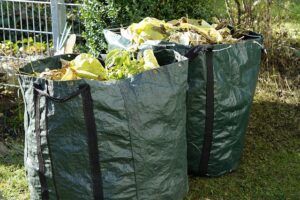 fall pruning perennials garden waste compost