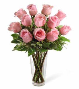FTD® Dozen Pink Roses Bouquet #4304X Valentines Day Flowers for Delivery