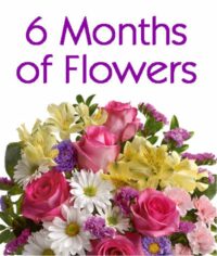6 Months of Flowers Monthly Flower Delivery Club