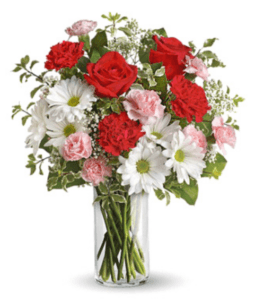 A Kiss In The Park Bouquet #T5841 Valentines Day Flowers for Delivery