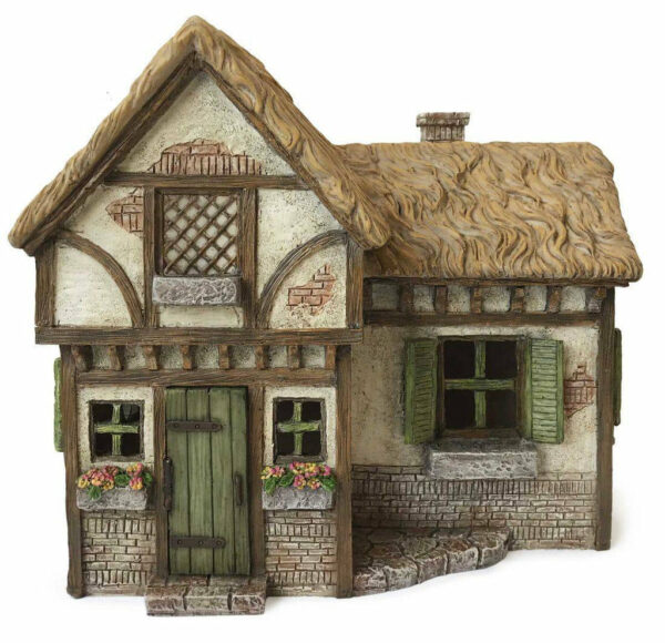 Bristol House, Fairy Garden Cottage, Fairy House, Fairy Home Opening Door - Best Fairy Garden Houses for Sale