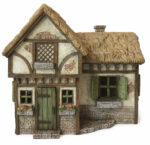 Bristol House, Fairy Garden Cottage, Fairy House, Fairy Home Opening Door - Best Fairy Garden Houses for Sale Thumbnail