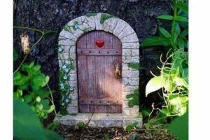 Charming Cobblestone Fairy Door, Fairy Garden, Garden Door, Fairy Door - Fairy Garden Doors Charming Cobblestone Fairy Door, Fairy Garden, Garden Door, Fairy Door - Fairy Garden Doors
