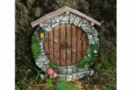 Charming Round Fairy Door, Fairy Door, Fairy Doors, Fairy Door For Tree, Fairy Doors For Tree, Fairy Garden Door, Fairy Garden - Fairy Garden Doors Thumbnail