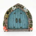 Cobblestone Blue Fairy Door, Fairy Door, Fairy Doors, Fairy Door For Tree, Fairy Doors For Tree, Fairy Garden Door, Fairy Garden - Fairy Garden Doors Thumbnail