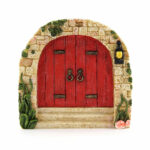 Cobblestone Red Fairy Door, Fairy Door, Fairy Doors, Fairy Door For Tree, Fairy Doors For Tree, Fairy Garden Door, Fairy Garden - Fairy Garden Doors Thumbnail