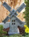 Fairy Garden Old Fashioned Wind Mill, Fairy Garden House, Miniature House - Best Fairy Garden Houses for Sale Thumbnail