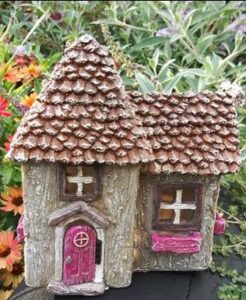 Fairy Pine River Cottage, Fairy Garden Cottage, Fairy Home, Miniature Fairy House - Best Fairy Garden Houses for Sale