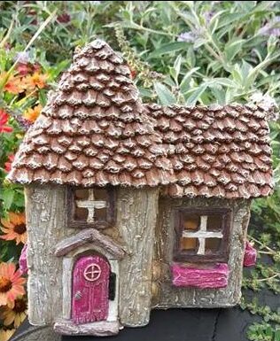 Fairy Pine River Cottage, Fairy Garden Cottage, Fairy Home, Miniature Fairy House - Best Fairy Garden Houses for Sale The Best Fairy Garden Houses for Sale ❀ Fairy Circle Garden