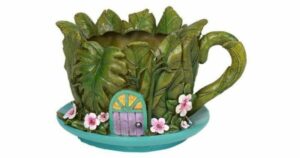 Floral Fairy Door Teacup Planter, Fairy Garden Teacup, Mini Teacup - Best Fairy Garden Houses for Sale Floral Fairy Door Teacup Planter, Fairy Garden Teacup, Mini Teacup - Best Fairy Garden Houses for Sale