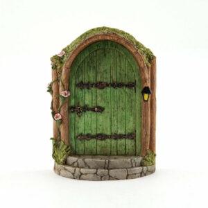 Mystical Green Fairy Door, Fairy Garden, Garden Door, Fairy Tree Door - Fairy Garden Doors Thumbnail