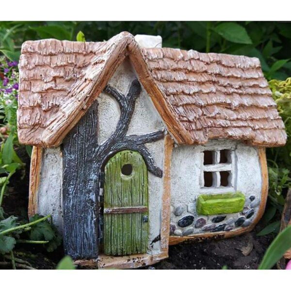 Poppy Place Fairy House, Mini Fairy Cottage, Fairy Garden Home - Best Fairy Garden Houses for Sale