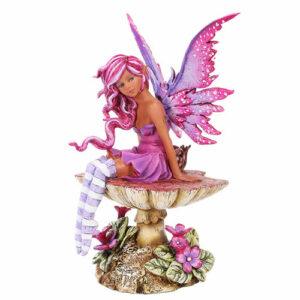 Amy Brown Magenta Fairy - Amy Brown Fairy Figurines for Fairy Gardens Thumbnail Amy Brown Magenta Fairy - Amy Brown Fairy Figurines for Fairy Gardens Thumbnail