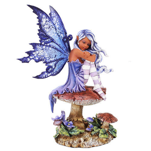 Amy Brown Violet Fairy - Amy Brown Fairy Figurines for Fairy Gardens Amy Brown Fairy Figurines for Fairy Gardens ❀Fairy Circle Garden