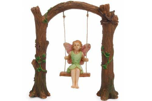 Arch Swing, Fairy Garden Swing, Mini Swing, Miniature Swing - Fairy Garden Furniture
