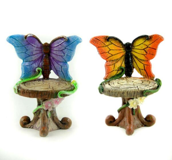 Butterfly Chairs, Mini Chairs, Fairy Garden Chairs - Fairy Garden Furniture