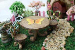 Butterfly Table & Chairs 2 - Fairy Garden Furniture Butterfly Table & Chairs 2 - Fairy Garden Furniture