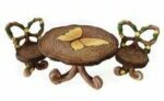 Butterfly Table & Chairs - Fairy Garden Furniture Thumbnail