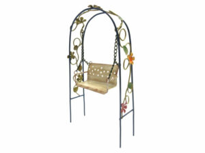 Fairy-Arbor-Swing-Fairy-Garden-Swing-Bench-Swing-Miniature-Swing - Fairy Garden Furniture