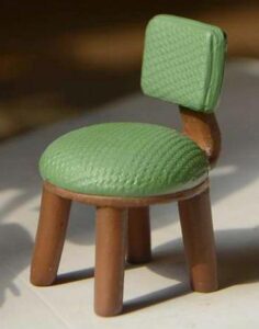 Mini Green Chair, Fairy Garden Chair, Miniature Chair - Fairy Garden Furniture Thumbnail Mini Green Chair, Fairy Garden Chair, Miniature Chair - Fairy Garden Furniture Thumbnail