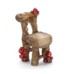Mushroom Chair, Fairy Garden Chair, Miniature Chair, Mini Chair - Fairy Garden Furniture Thumbnail