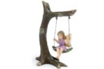 Tree Branch Swing, Fairy On A Swing, Fairy Swinging, Fairy Garden - Fairy Garden Furniture Thumbnail