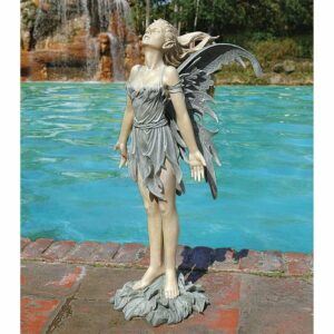 Large Fairy Garden Statues Spirit of the Wind Fairy Statue_1