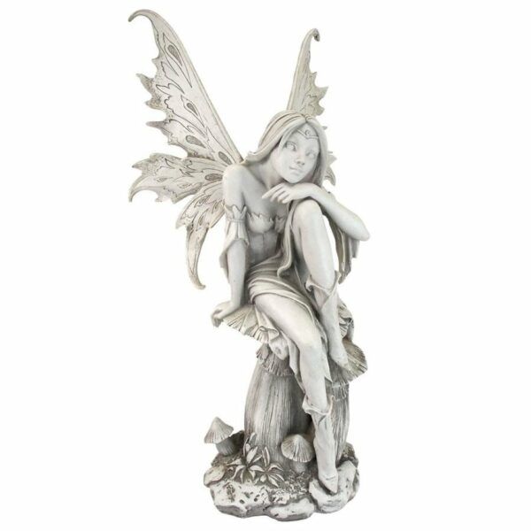 Sitting Fairy Garden Statues Fairy of Hopes and Dreams Garden Statue_1