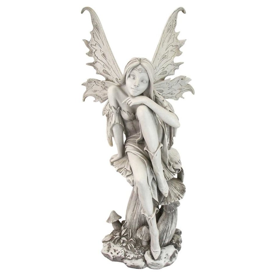 Sitting Fairy Garden Statues Fairy of Hopes and Dreams Garden Statue_2