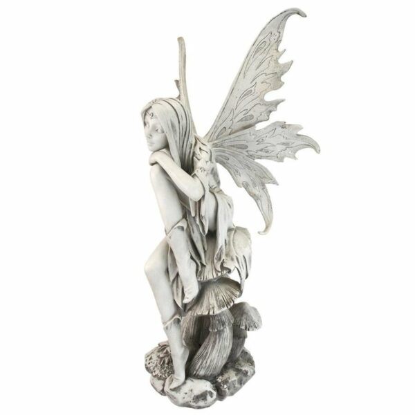 Sitting Fairy Garden Statues Fairy of Hopes and Dreams Garden Statue_3
