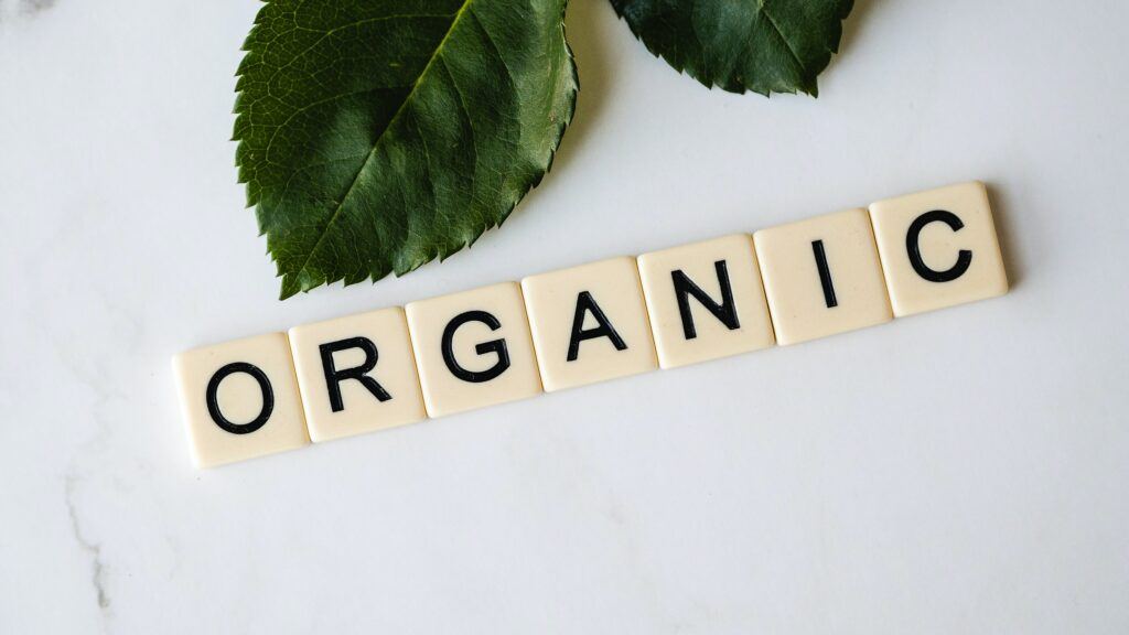 Scrabble Letters Spelling Organic Photo by Fuzzy Rescue Organic Garden Seeds For Sale Online