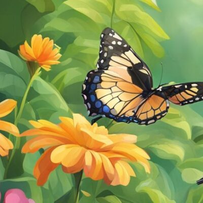 What is in a Garden: A Comprehensive Guide AI Butterfly Bird Flower